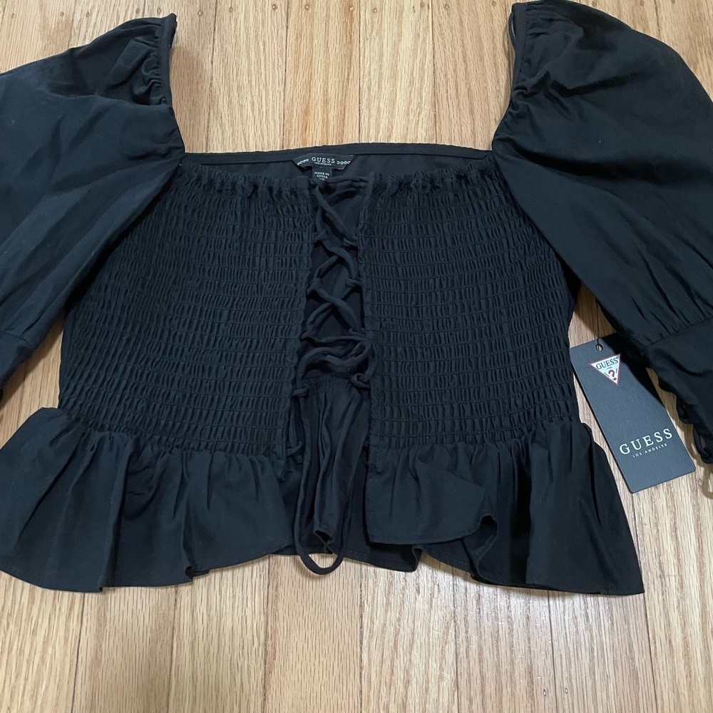 GUESS Lace-up Shirt (NWT)